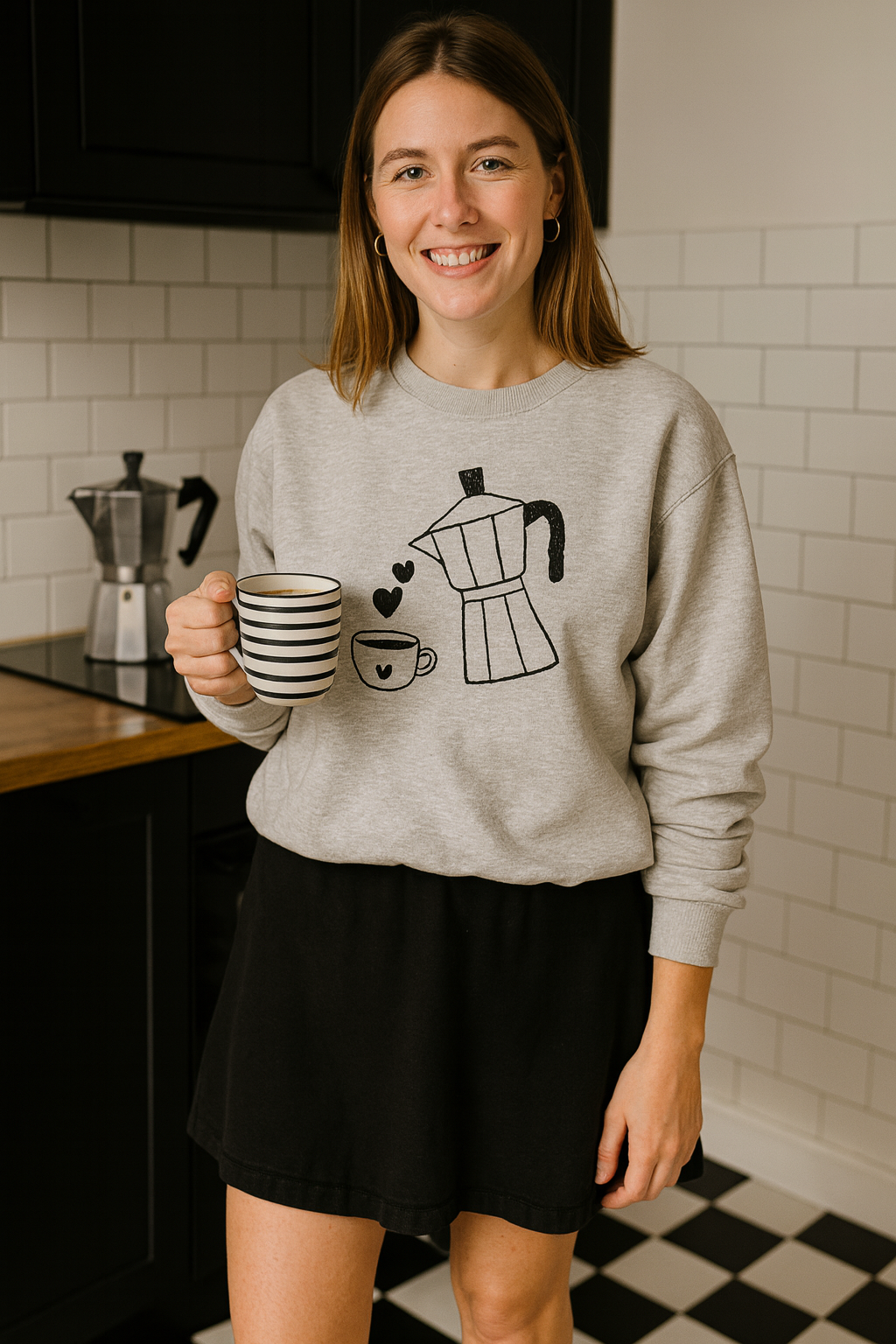 Cozy Coffee Lover Sweater – Für alle, die ohne Kaffee nicht können