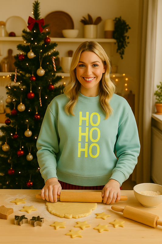 Stylisch durch die Weihnachtszeit – mit dem HO HO HO Sweatshirt