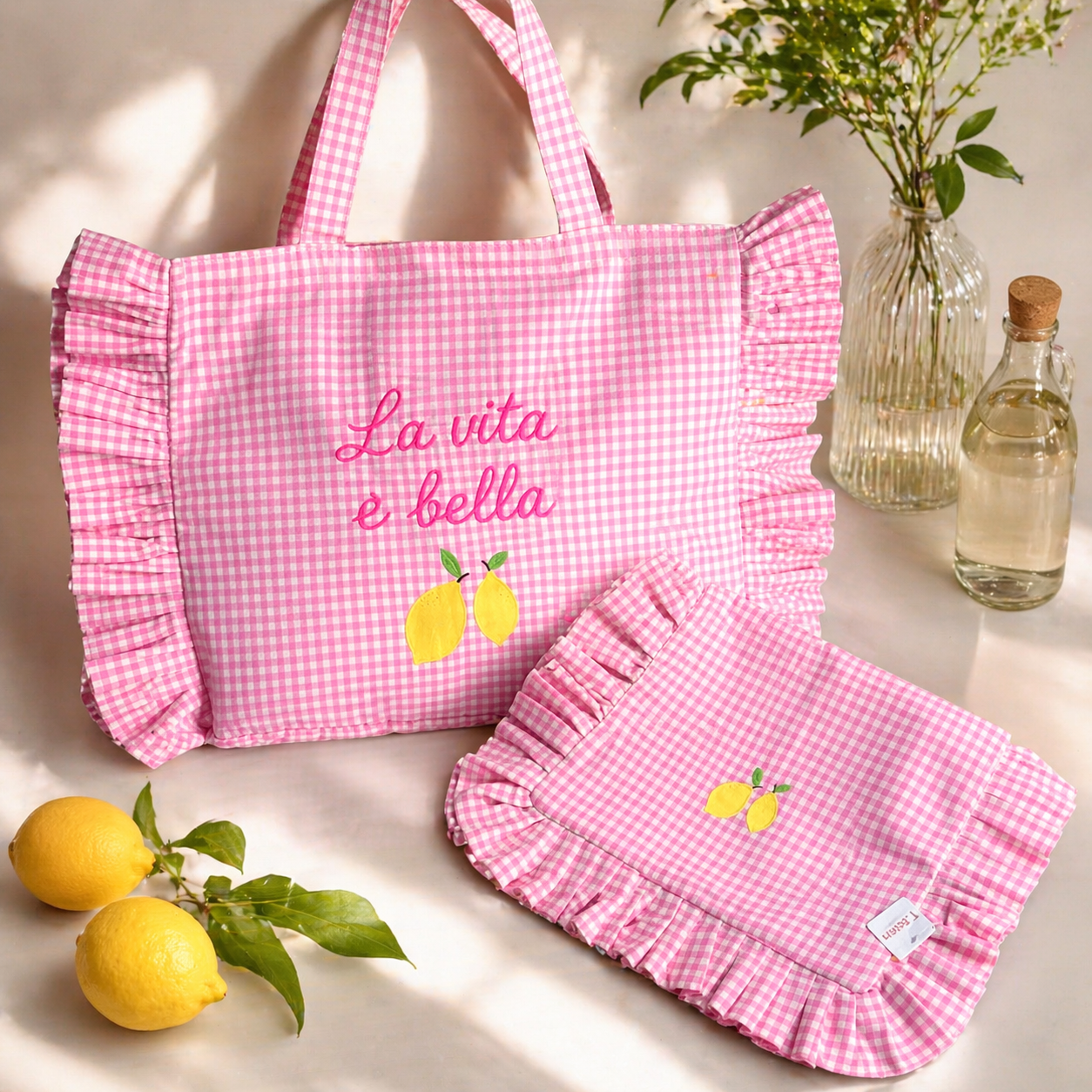 La vita è bella – Bundle für unterwegs (XXL Tasche + Clutch)