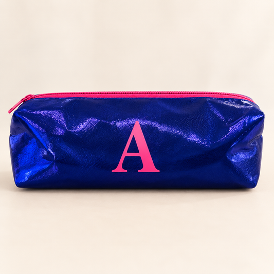 Kosmetiktasche, Pouch, Federmäppchen, längliches Täschchen, Geschenk, personalsisiert