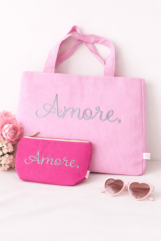 🌸 Stilvolles Badetaschen-Set – Wasserabweisend & Perfekt für den Sommer