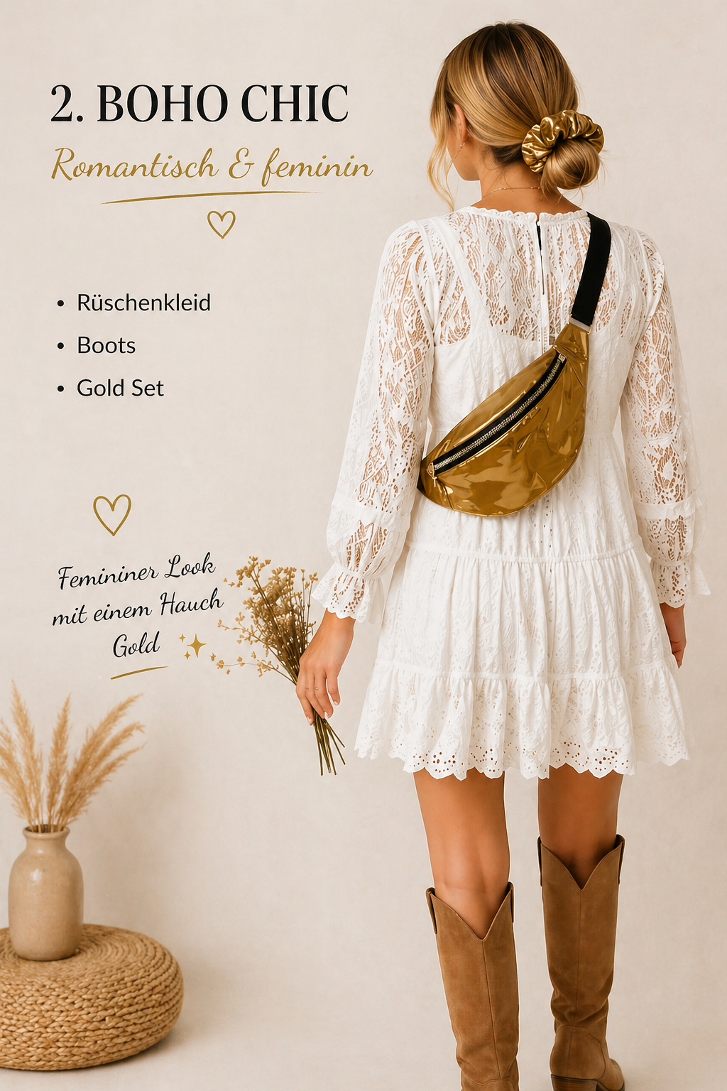 Gürteltasche Metallic Gold – Dein glamouröser Begleiter für jeden Anlass