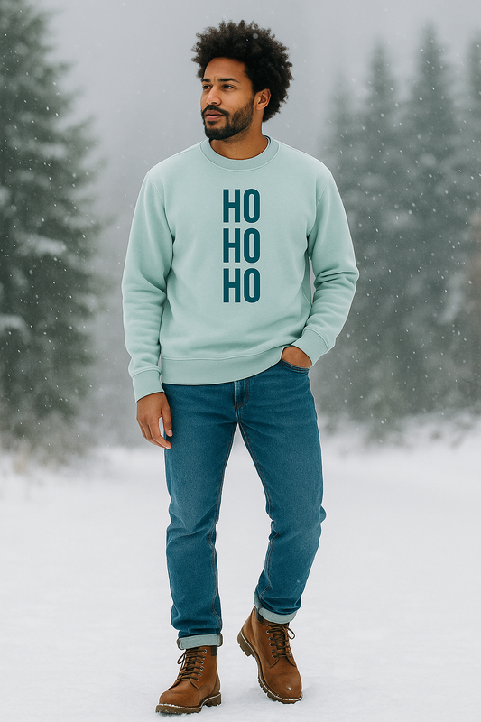 HO HO HO“ Unisex Sweater – Der kuschelige Winter-Favorit für festliche Looks