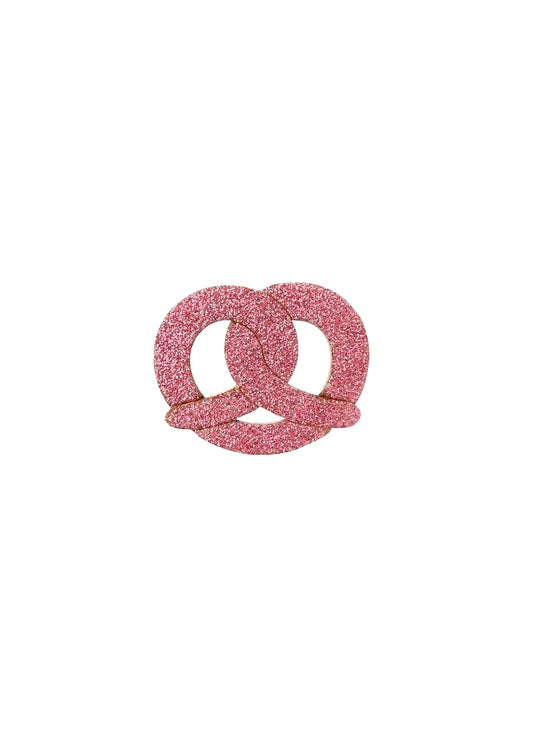 Anstecknadel Glitzer Breze