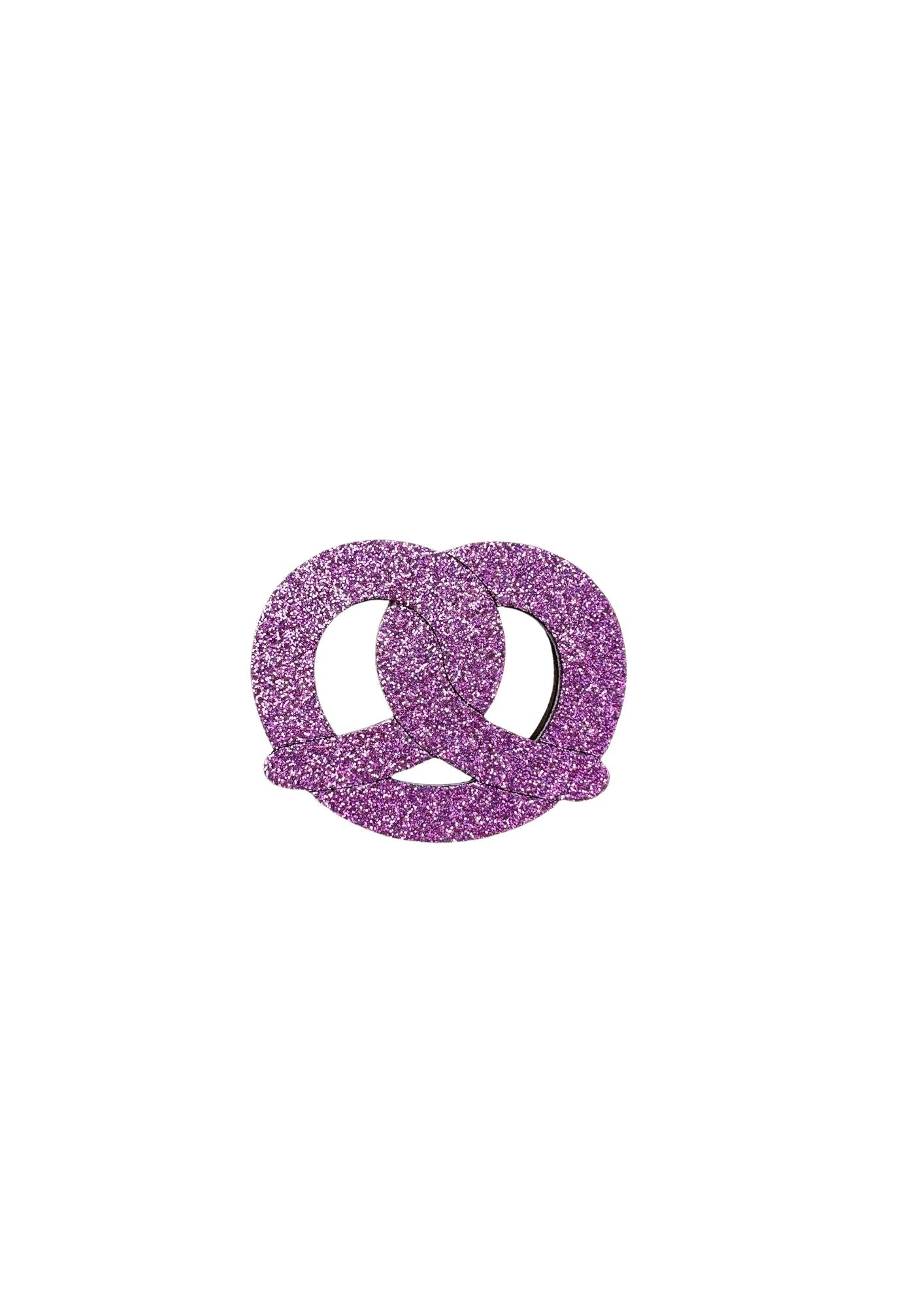 Anstecknadel Glitzer Breze