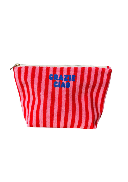 Frottee Tasche "Grazie Ciao"