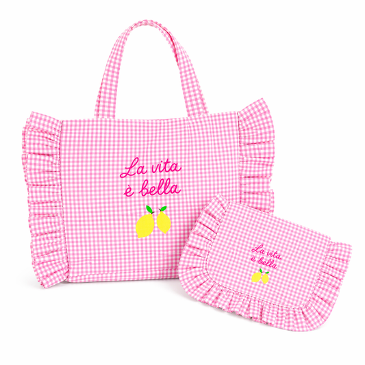 La vita è bella – Bundle für unterwegs (XXL Tasche + Clutch)