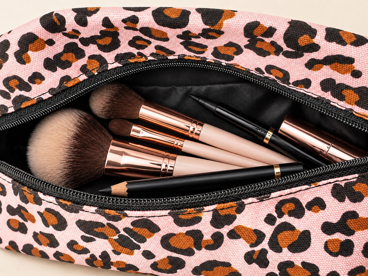 Kosmetiktasche Leo Pink – Dein stylischer Alltagsbegleiter