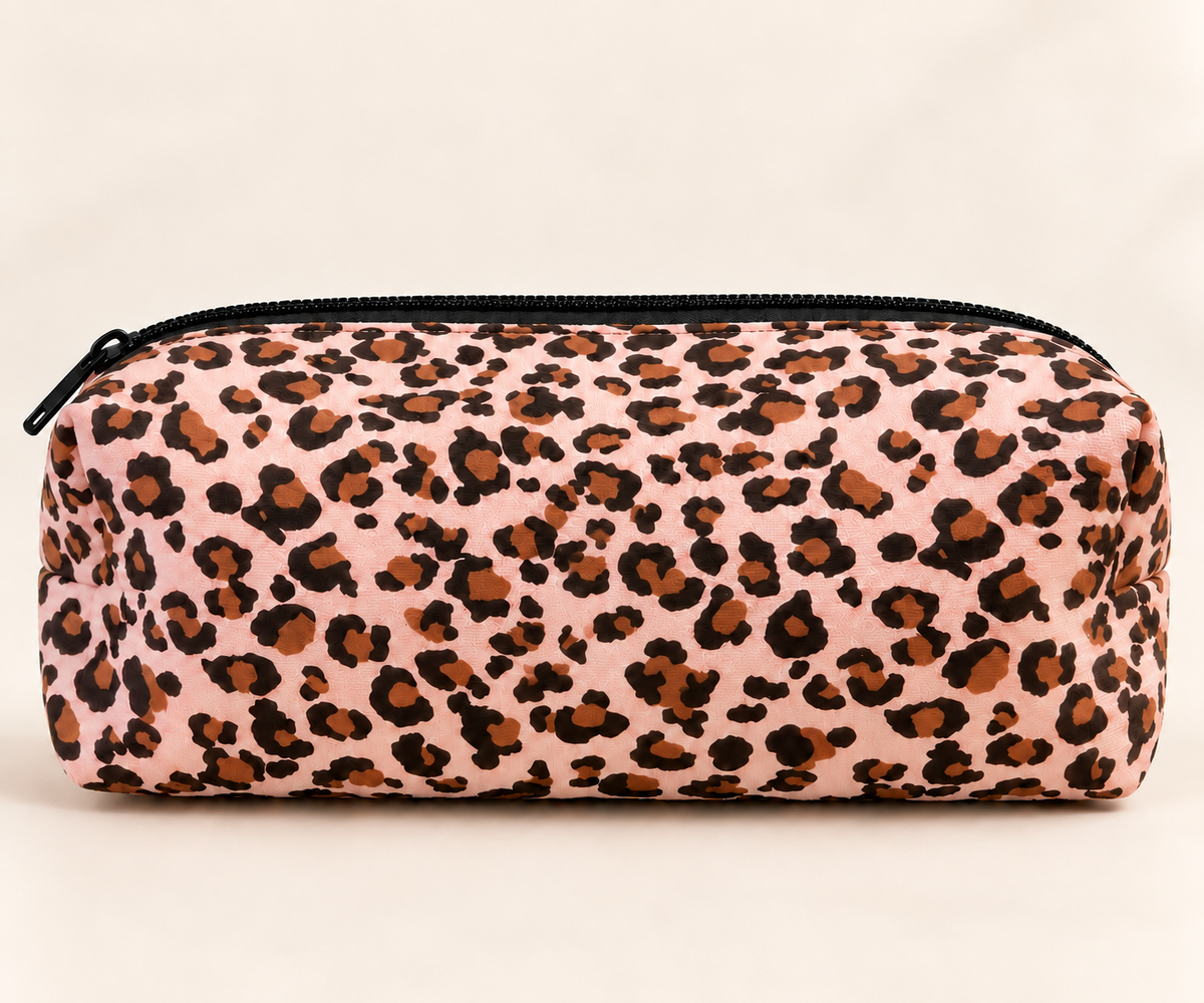 Kosmetiktasche Leo Pink – Dein stylischer Alltagsbegleiter